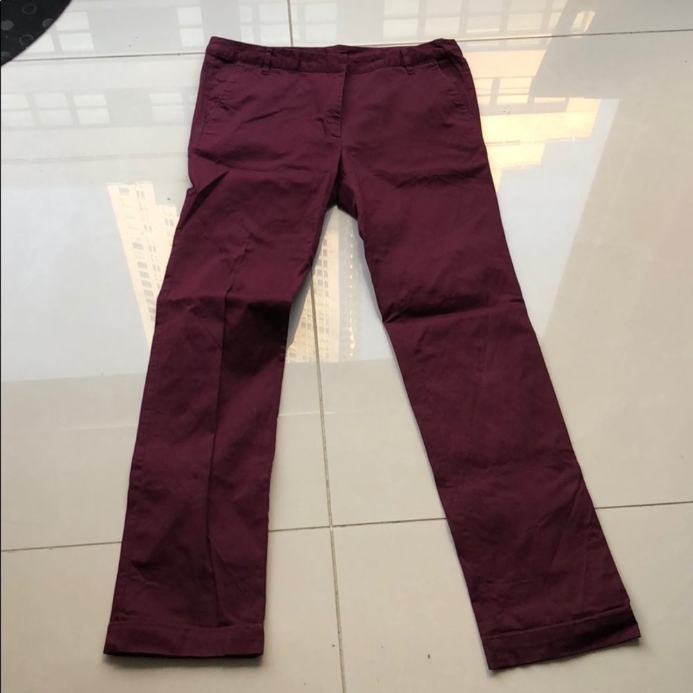 Maroon Pants